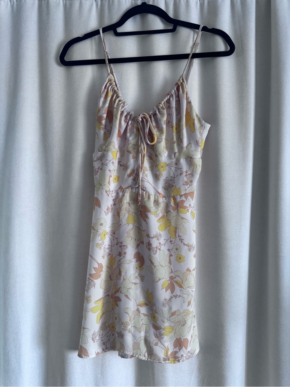 Resa Juniper silk mini dress